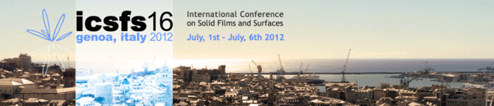 ICSFS16 Genoa 2012